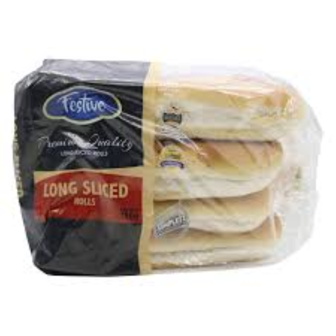 FESTIVE LONG SLICED ROLLS 350G